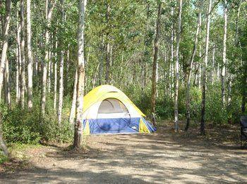 Hot Springs Campground & Hostel Upper Laberge Exterior photo